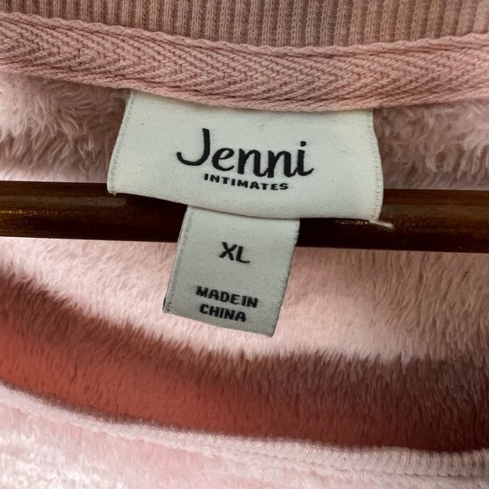 Jenni intimates I'd rather be sleeping cozy spell out pajama 2 piece set XL - Picture 4 of 10